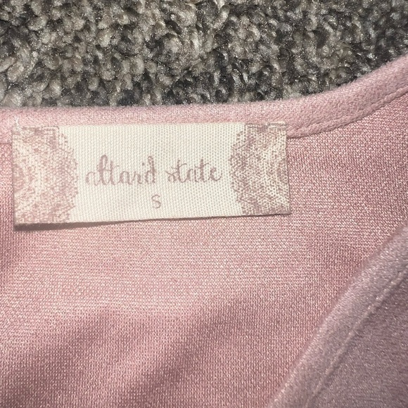 ALTAR'D STATE Faux Suede Top in Pink Size Small - Picture 8 of 15